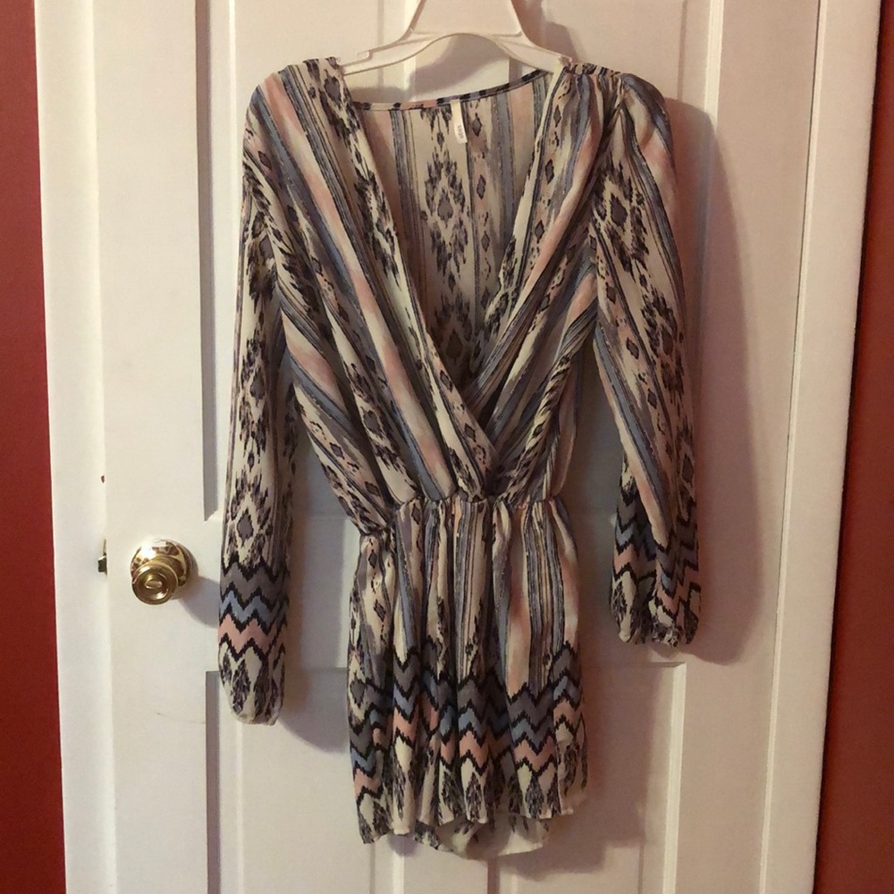 long sleeve romper